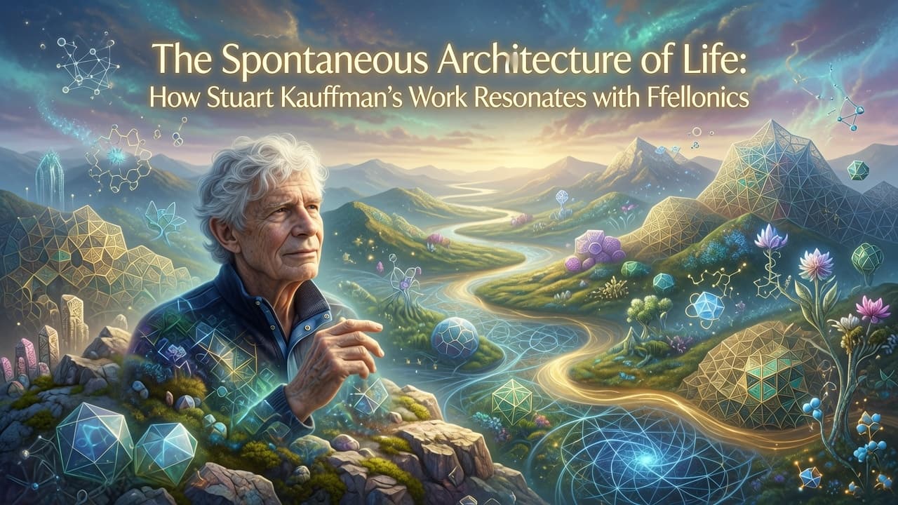 The Spontaneous Architecture of Life: The Resonance of Ffellonics with the work of Start Kauffman