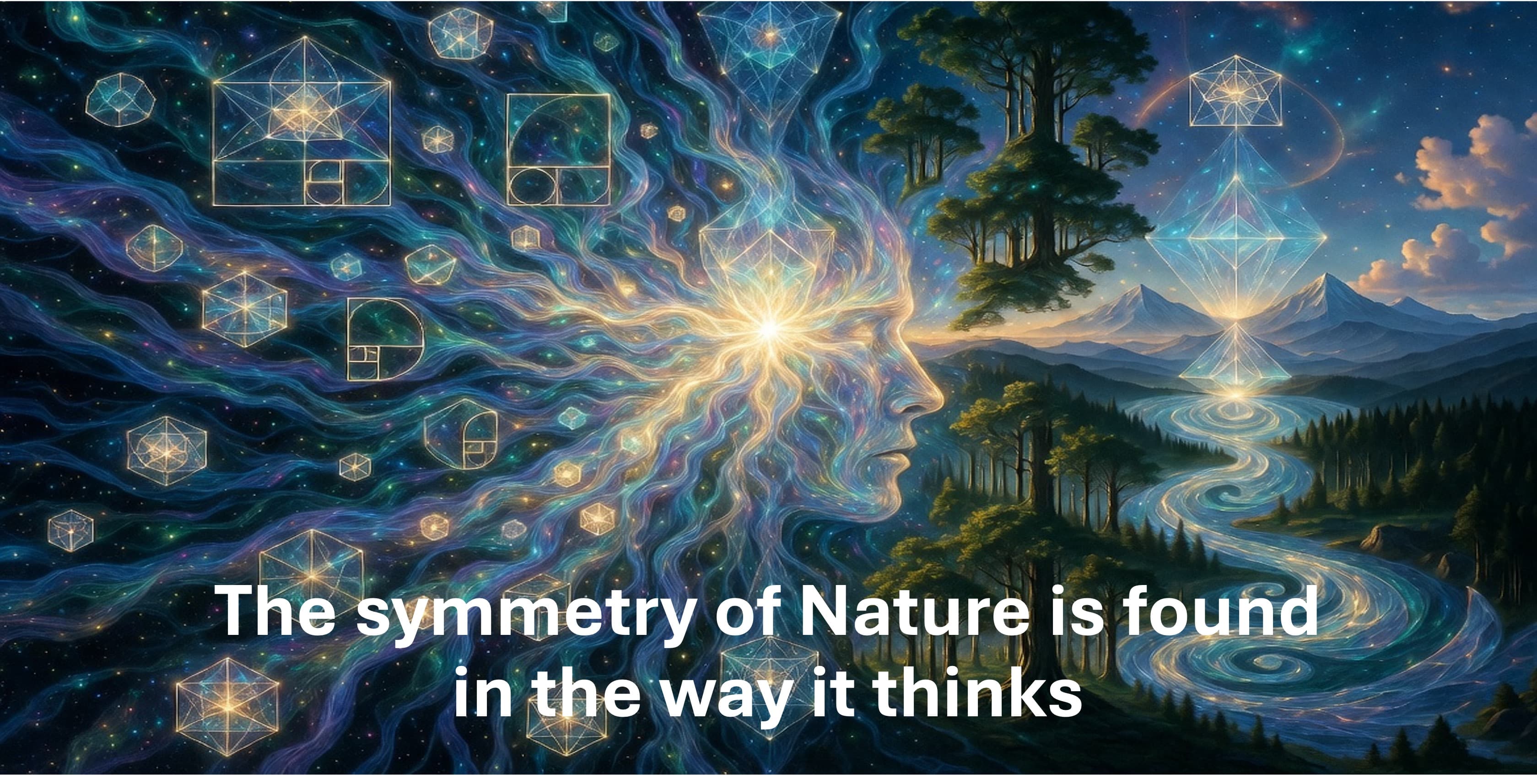 The Symmetry of Nature: Arising from Thought, Not Manifestation