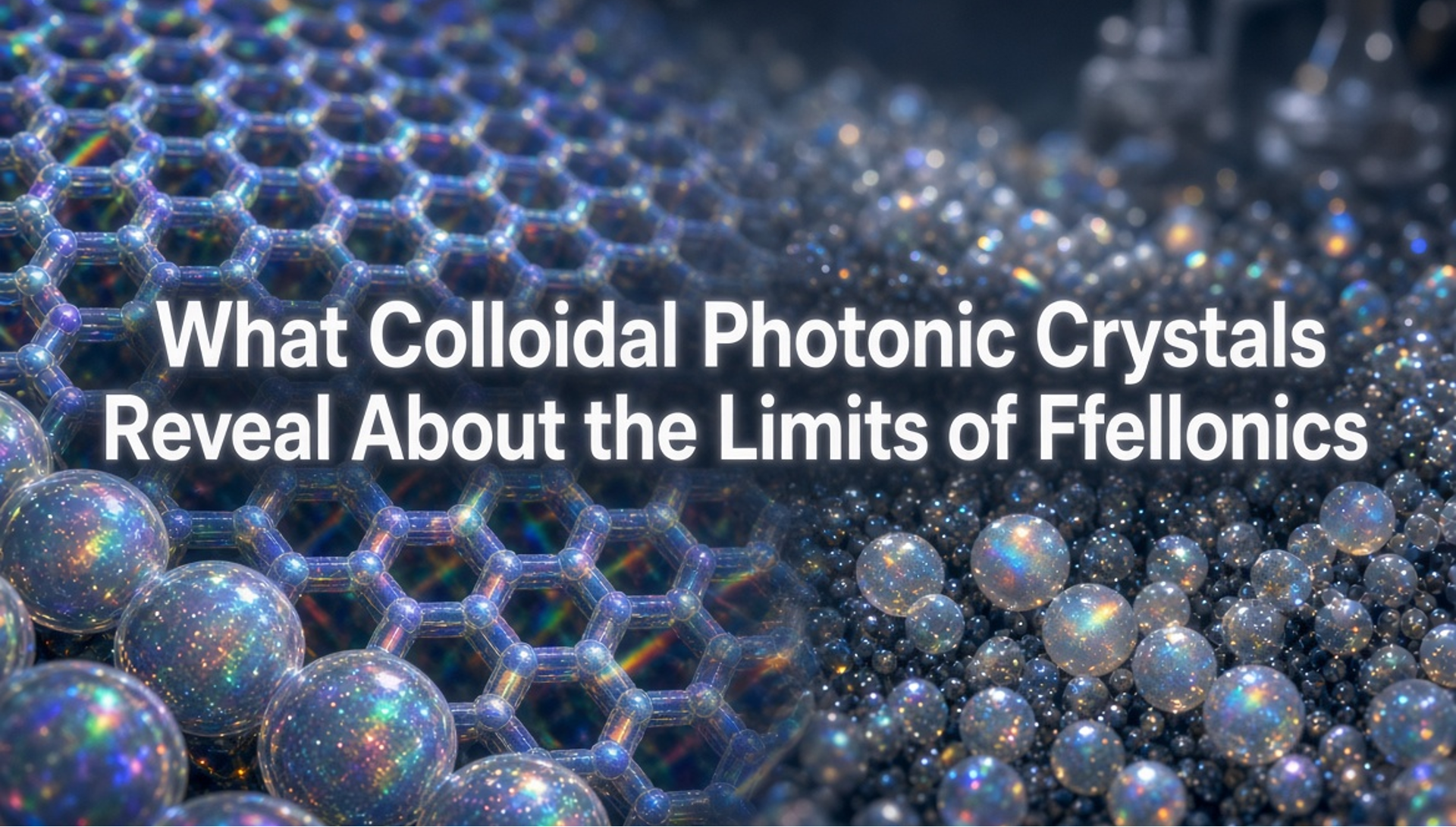 What Colloidal Photonic Crystals Reveal About the Limits of Ffellonics — and Why That Strengthens the Case